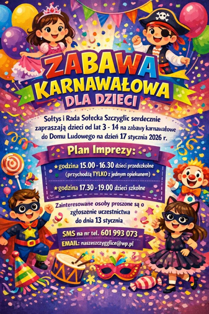 zabawa dla dzieci w Szczyglicach